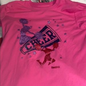 -girls pink soft shirt sleeve shirt from academy